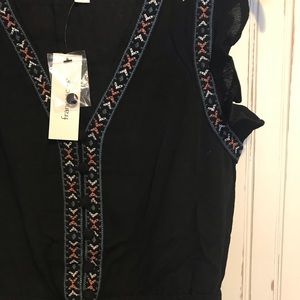 Francesca’s flutter sleeve dress